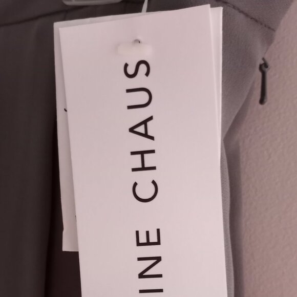 'JOSEPHINE CHAUS' Mid Gray Silk Pant Size 14 NWT - Picture 4 of 11